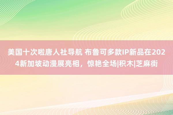 美国十次啦唐人社导航 布鲁可多款IP新品在2024新加坡动漫展亮相，惊艳全场|积木|芝麻街